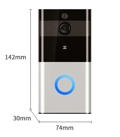 Smart Wireless WiFi Doorbell with Remote Intercom
