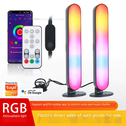 إضاءة محيطة ذكية بتقنية RGBIC LED تعمل بتقنية الواي فاي مع موسيقى