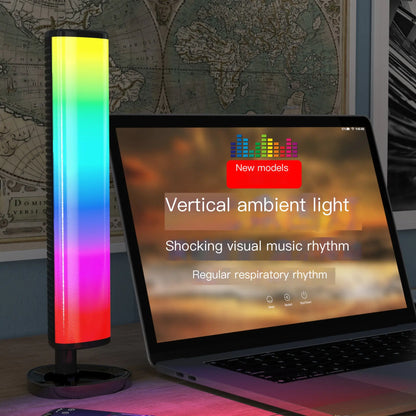 إضاءة إيقاعية موسيقية بتقنية LED RGB مع تحكم عبر تطبيق