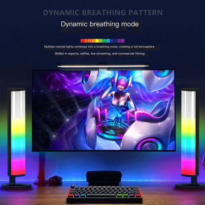 إضاءة إيقاعية موسيقية بتقنية LED RGB مع تحكم عبر تطبيق