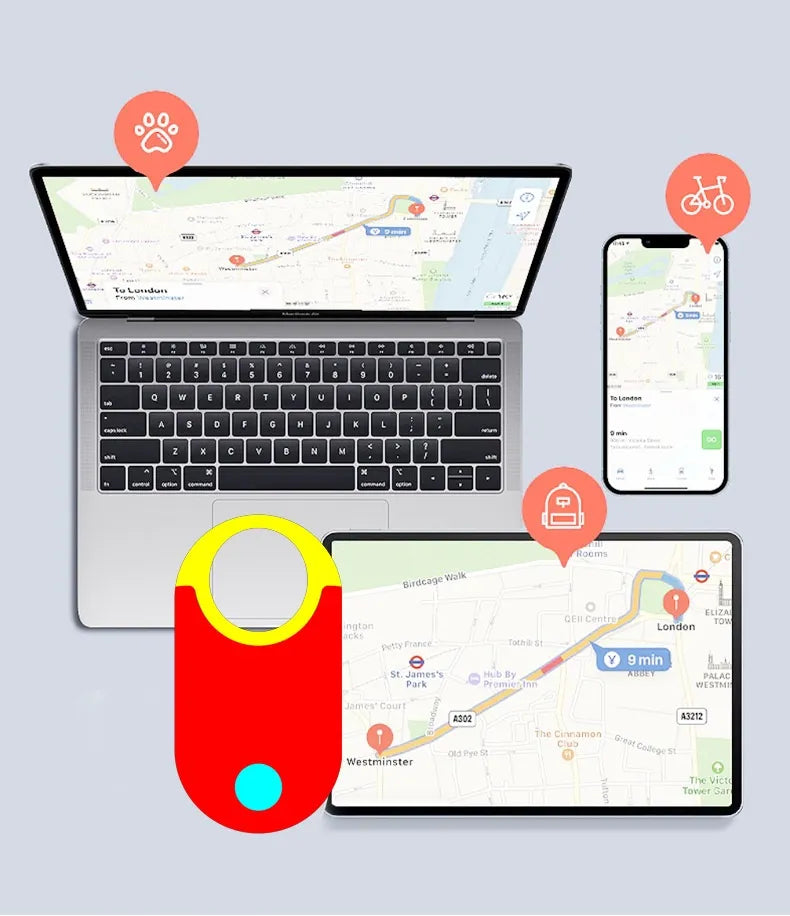 جهاز تتبع ذكي بنظام تحديد المواقع العالمي (GPS)