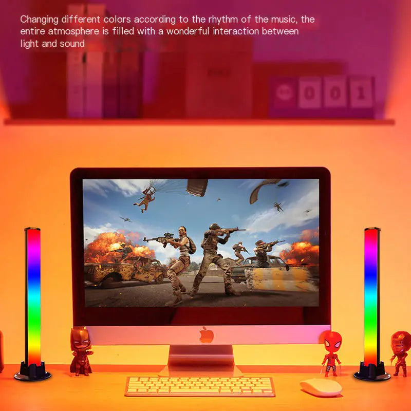 إضاءة محيطية بتقنية LED مع تحكم ذكي في ألوان RGB عبر تطبيق