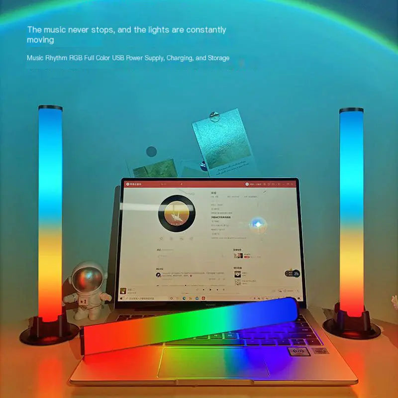 إضاءة محيطية بتقنية LED مع تحكم ذكي في ألوان RGB عبر تطبيق